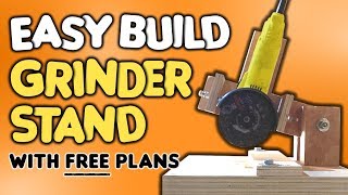 EASY BUILD Angle Grinder Stand  step by step guide by VOGMAN [upl. by Tiffanie]