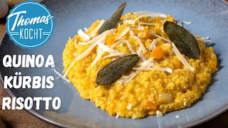 Quinoa Kürbis Risotto  das müsst ihr probieren [upl. by Iveksarap866]