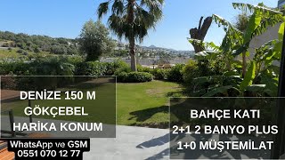 Bodrum Satılık Daire Yalıkavak Gökçebel 31 Bahçe Katı Daire Kumsala Yakın Havuzlu Kapalı Otopark [upl. by Max]