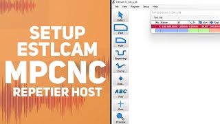 Setup Estlcam untuk Repetier Host [upl. by Oettam918]