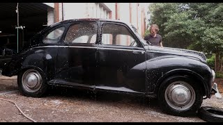 Jowett Javelin Deluxes1952 long term storage rescue and washdown [upl. by Sabah888]