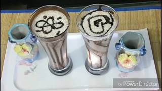 Decorated Cold Coffee  Home made First Food style  Sabinas Kitchen [upl. by Elleval]