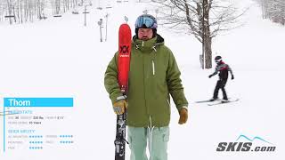 Thoms ReviewVolkl Mantra M6 Skis 2022Skiscom [upl. by Nnelg]