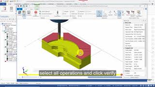 Mastercam 2019 Mill Essentials Training Tutorial 6  2D High Speed Peel Mill [upl. by Ingeborg990]