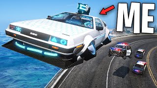 Robbing Banks with Flying Car on GTA 5 RP [upl. by Docia]