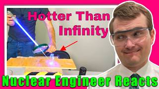 How Focusing a 5W Laser Generates Negative Temperature  Nuclear Engineer Reacts to Action Lab [upl. by Siro]