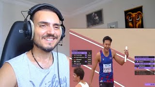 Puripol Boonson⚡ leads 4x100m relay team to the final round 🏆U20 World Championship Reaction [upl. by Ylle]