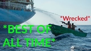 ALL TIME BEST Somali Pirates VS Ship Security Compilation HD 2017 [upl. by Medina]