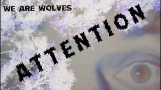 We Are Wolves  Attention Official Music Video [upl. by Diarmid623]