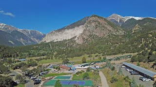 Mount Princeton Hot Springs Resort Aerial Tour [upl. by Atilrahc423]