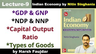 E9 National Income  GDP GNP NDP NNP  Capital Output Ratio  Nitin Singhania Indian Economy UPSC [upl. by Urian744]