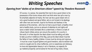 Writing Speeches  GCSE English Language [upl. by Airretnahs]