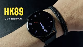 SMARTWATCH MURAH AMOLED AOD WA CALL  HK89 SENBONO [upl. by Annaoj]