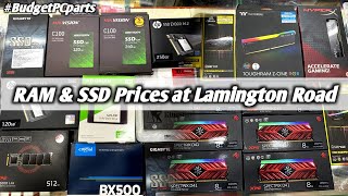 RAM  SSD amp HDD Prices at Lamington Road  NAX INFOTAX [upl. by Richlad]