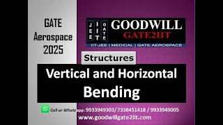 GATE 2025 Aerospace Engineering Lectures  Understanding Vertical amp Horizontal Bending [upl. by Aicad]