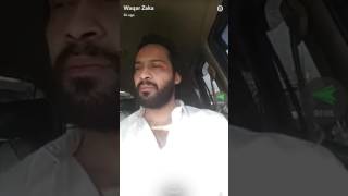 Waqar Zaka Snapchat Stories [upl. by Enamart]