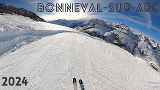 Ski à BonnevalsurArc 2024 [upl. by Atworth]