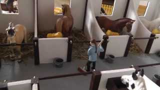 Amselhof  unser selbstgebauter SchleichPferdestall  Homemade Schleich Horse Stable [upl. by Areek424]