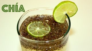 Agua de limon con semillas de chia  La receta de la abuelita [upl. by Ranee]