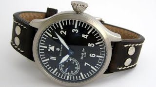 Steinhart Nav BUhr 47mm hand wind ETA movement review [upl. by Eisserc445]