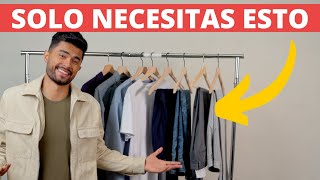 Los ÚNICO 10 Artículos De Ropa Que Un Hombre Necesita Más De 30 Atuendos [upl. by Eniamart705]