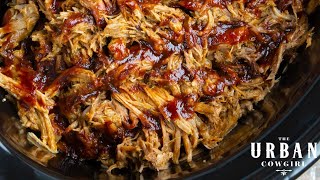 Crock Pot Pulled Pork Recipe  Ultra Juicy amp Easy [upl. by Rothstein840]