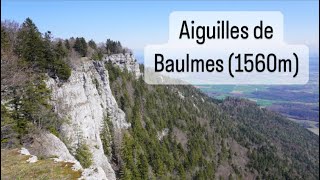 Randonnée pédestre Aiguilles de Baulmes Cave Noire et Mont de Baulmes en boucle depuis p1116m0904 [upl. by Yrram]