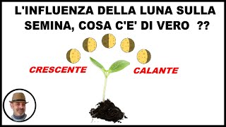 LINFLUENZA DELLA LUNA SULLE SEMINE cosa cè di vero [upl. by Nyladnarb19]