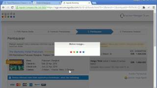 Tutorial Booking Agoda Dengan Mandiri Clickpay [upl. by Nibot]