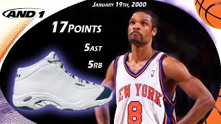 Latrell Sprewell 17points VS New Jersey Nets January 19th 2000 [upl. by Emorej]