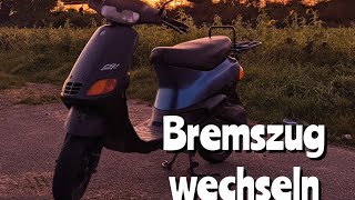 Bremsleitung  Zug auswechseln Vorn bei Piaggio Zip ssl 25  Schrauber vlog [upl. by Lodovico801]