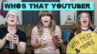 WHOS THAT YOUTUBER W TYLER OAKLEY amp MAMRIE HART  Grace Helbig [upl. by Giacobo]