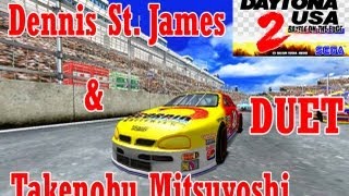 Daytona USA 2 Battle on the Edge Theme Dennis St James amp Takenobu Mitsuyoshi Duet [upl. by Onidranreb]