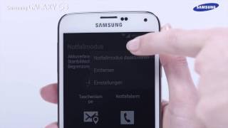 Wie verwende ich den Notfallmodus auf dem Samsung GALAXY S5 HowToVideo [upl. by Fitzger473]