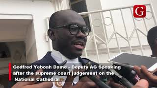 Godfred Yeboah Dame  Deputy AG Speaking after the supreme court judgement on the National Cathedral [upl. by Bartlet586]