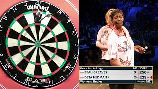 WDF World Cup 2023  Womens Singles Final  Beau Greaves vs Deta Hedman [upl. by Amir4]