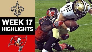 Saints vs Buccaneers  NFL Week 17 Game Highlights [upl. by Hoashis345]