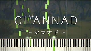 Dango Daikazoku Clannad  Synthesia  Piano Tutorial [upl. by Trent]