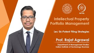 Lec 06 Patent Filing Strategies [upl. by Harwin]