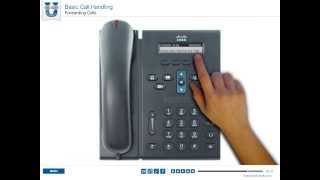 CISCO 6900 Series IP Phone  Forwarding Calls [upl. by Neille]