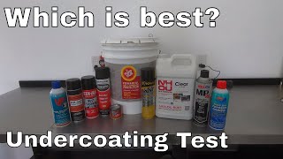 Real World Undercoating Test Fluid Film NH Oil Krown and More [upl. by Bullock]