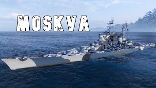 World of WarShips Moskva  274K Damage [upl. by Attelahs]