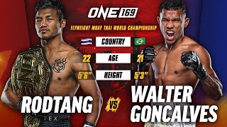 Rodtang Was Pushed To The Limit 😱⚡ Full Fight vs Walter Goncalves [upl. by Uamak]