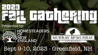 Homesteaders of New England 2023 Fall Gathering [upl. by Eevets]