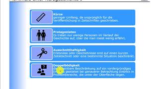 Deutsch  Merkmale einer Kurzgeschichte Teil 1 [upl. by Torie]