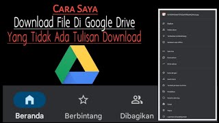 cara download file google drive  yang tidak ada tulisan download [upl. by Aynatahs]