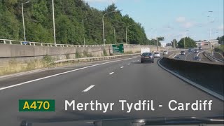 GB A470 Merthyr Tydfil  Cardiff M4 J32 [upl. by Navannod942]