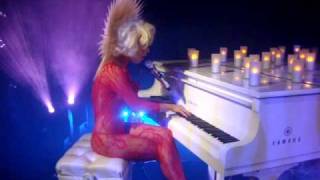 Lady Gaga  Poker Face Acoustic LIVE at the Marc Jacobs AfterParty [upl. by Colver889]