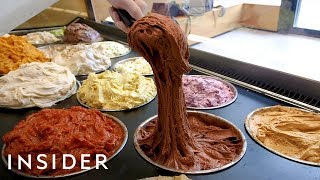 Stretchy Ice Cream Is Made With A 500YearOld Technique [upl. by Adli316]