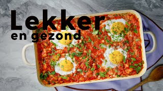 Vegetarische ovenschotel met ei bonen en verse kruiden – recept – Allerhande [upl. by Ikilisav]